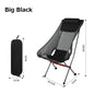 Chaise pliante | FlexiSeat Big Black