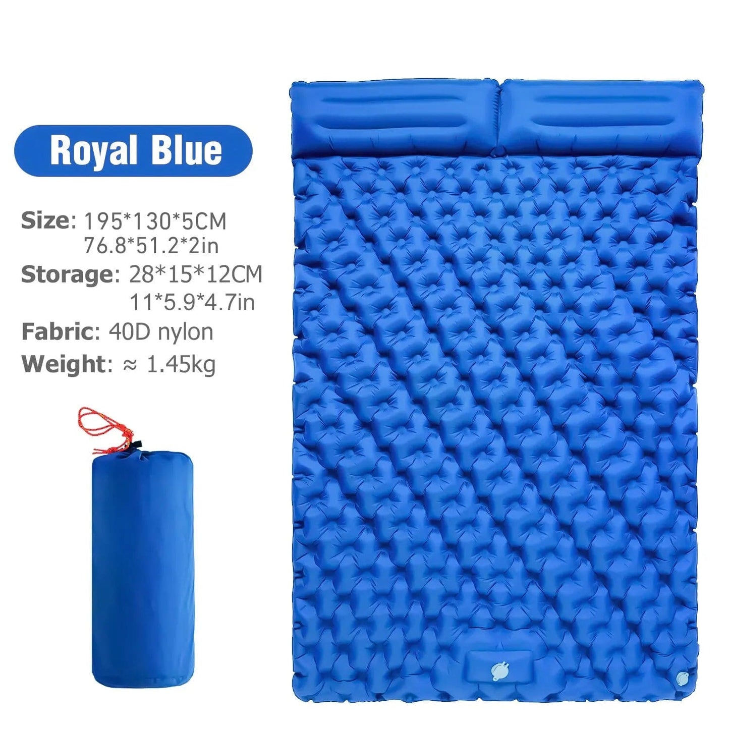 Matelas Gonflable | DuoConfort Royal Blue