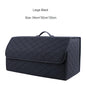 Organisateur de coffre | en cuir luxe Black-Large