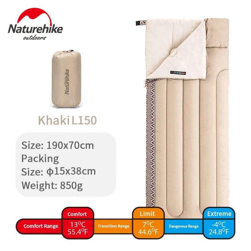 Sac de couchage | Naturehike Comfort L150 Khaki-L150