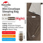 Sac de couchage | Naturehike Mini Envelope Brown XL-Size Right