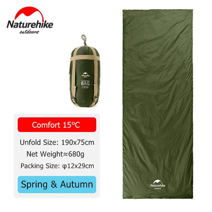 Sac de couchage | Naturehike Ultralight Green - 190x75cm